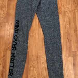 Gray athletic leggings